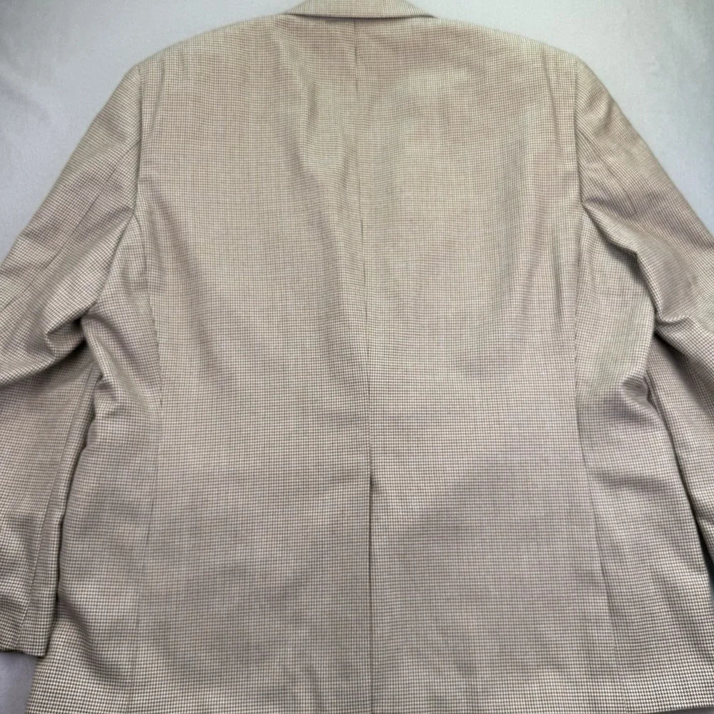 Ralph Lauren Blazer Mens 48R Brown Tan Herringbone Sport Coat‎ Two Button Jacket